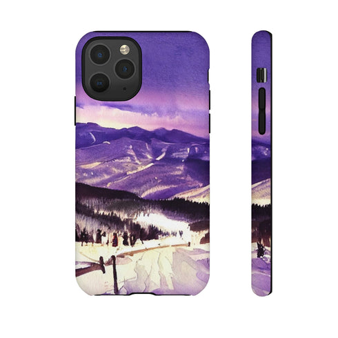 Vail Colorado at Christmas - Impact Resistant Phone Case iPhone 11 Pro Matte
